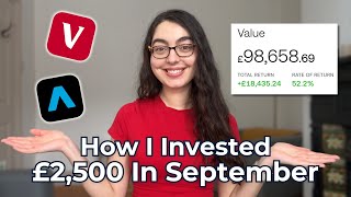 Trading 212 and Vanguard Portfolio Buys - September 2025