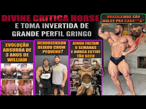Horse choca a internet: gringos acham impossível + CBUM x Men´s Physique  + Evolução de Martins