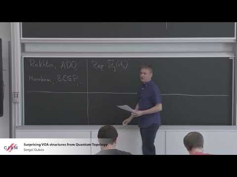 Sergei Gukov: Surprising VOA structures from quantum topology
