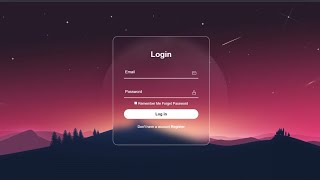 Animated Login Form  Using HTML & CSS