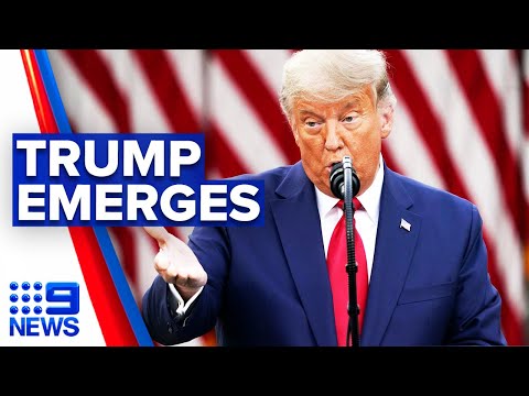 Donald Trump speaks for the first time | 9 News Australia