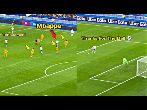 Kylian Mbappe Goal vs Netherlands as Brilliant IQ 🧠 Assist By Tchouameni⚽
