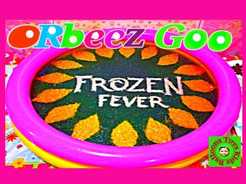 ORBEEZ CRUSH Moshi Goo Squishy Gelli Baff Disney Frozen Fever Birthday Party Gift Set Video