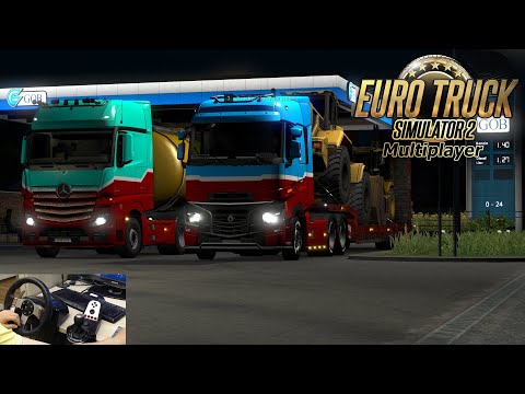 London - Hannover | Der erste Besuch in Düsseldorf - MB New Actros | Let's Play ETS 2 MP #322 [G27]