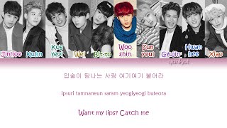 UP10TION (업텐션) - Catch Me! (여기여기 붙어라) (Color Coded Han|Rom|Eng Lyrics) | by Yankat