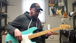 Video thumbnail for Justin Chancellor Crybaby Wah - Fuzz pedal demo/review! by Bastone Bass Guitars