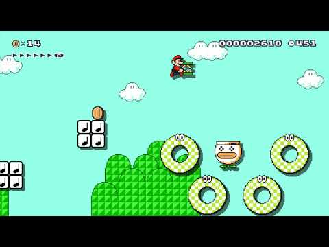 (SMM) Old WR [LEVEL BROKEN!] - HonoredToBePartOfMarioCommunity! by J-Bizzle - (1:28.475)