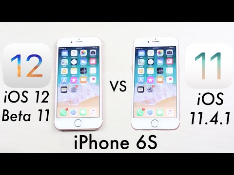 iPHONE 6S: iOS 12 BETA 11 Vs iOS 11.4.1! (Speed Test) (Review)