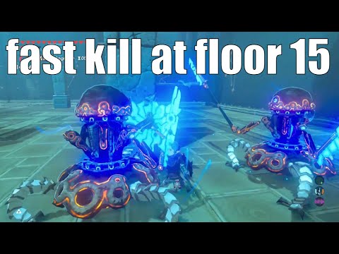 ⚔️  fast kill at floor 15 / trail of the sword - middle / Zelda BOTW Short #short