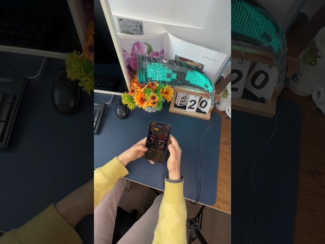 Vídeo relacionado con BRIMETI Letrero LED para Coche Pantalla LED Lámpara de Ojos 37.5x9cm USB 5V Impermeable Flexible Programable Panel Matriz con Bluetooth Control App RGB para Auto Camión Tienda Bar Publicidad Eventos