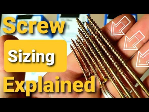 choosing the correct SCREW size (METRIC vs IMPERIAL) UK
