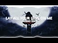 Lay All Your Love On Me ABBA Edit Audio