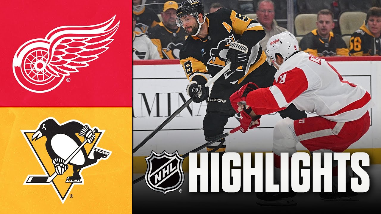 NHL Highlights | Red Wings vs. Penguins | September 26, 2025