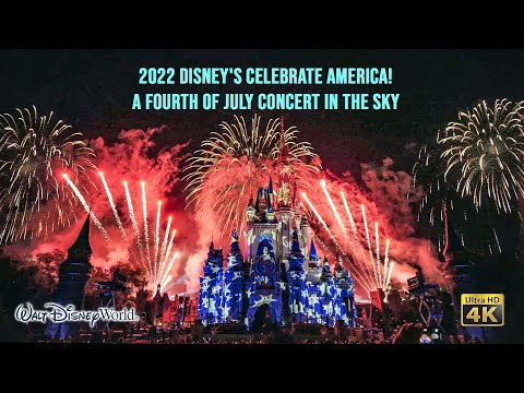 Disney's Celebrate America! A Fourth of July Concert in the Sky 4K Walt Disney World 2022 07 03
