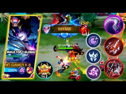 26 Kills + SAVAGE + No Death (TRY THIS) New Build Lifesteal | MOBILE LEGENDS |@DyrMT