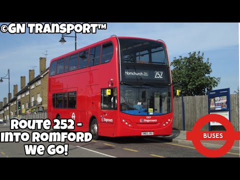 London Bus Vlog #15 | Into Romford We Go! | Route 252 (19726 LX11AZN)