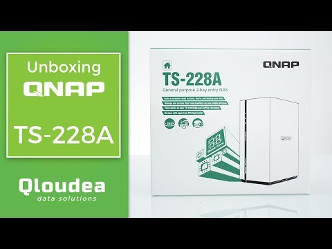 Unboxing QNAP TS-228A - Servidor NAS de 2 bahías para copia de seguridad