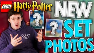 YouTube thumbnail: WE HAVE PHOTOS! - 2025 LEGO Harry Potter Sets NEWS!!