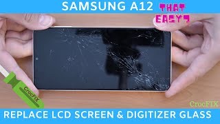 Samsung A12 A125 LCD Repair & Replacement tutorial by CrocFIX