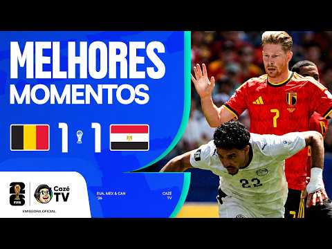 Melhores momentos de Bélgica x Egito