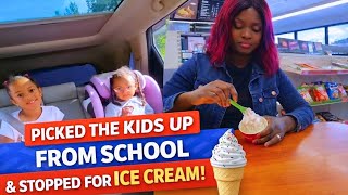 Download lagu Picked the Kids from School & Stopped for ICE CREAM! 🍦😲 (Family Vlog) mp3
