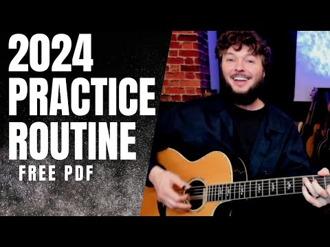 New guitar practice routine for 2024 based on your goals
