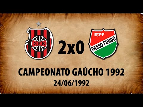 G.E.Brasil 2x0 Passo Fundo - Campeonato Gaúcho 1992