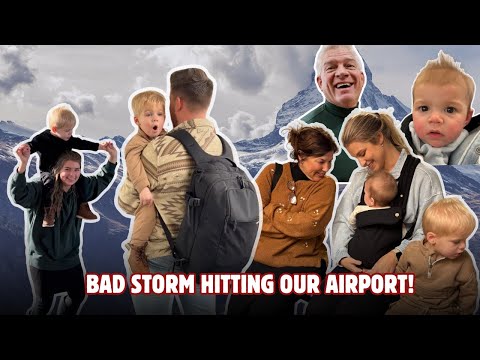 OUR FLIGHTS ALMOST DIDN'T HAPPEN | WINTER STORM CHAOS