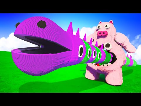Huge PATCHED WILLY Destroys Chef Pigster and Other Monsters!