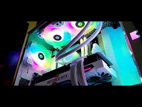 WHITE PC BUILD CORSAIR 4000D AIRFLOW