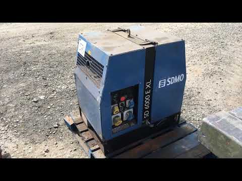 SDMO SD6000 EXL 6KVA STATIC GENERATOR