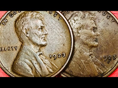 100 Year Old US Lincoln Wheat Pennies Worth $70,000 - 1923 United States One Cent Coins