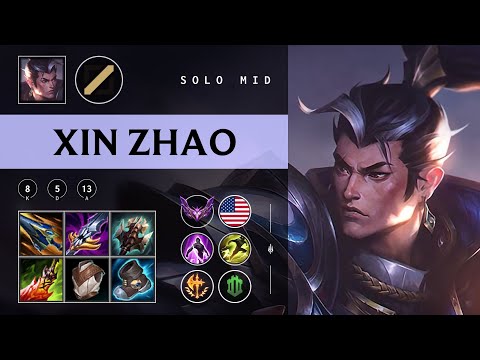 Xin Zhao Mid vs Syndra - NA Master Patch 25.22