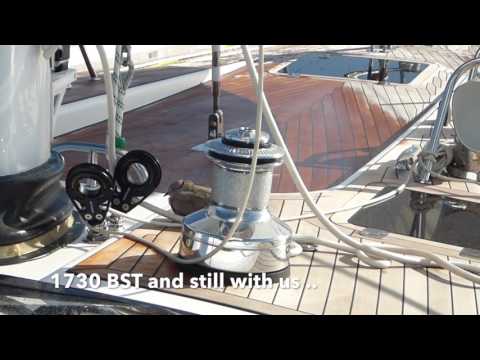 YACHT DELIVERY Oyster 625 Sailing Bay of Biscay Mediterranean UK to Palma Dolphins