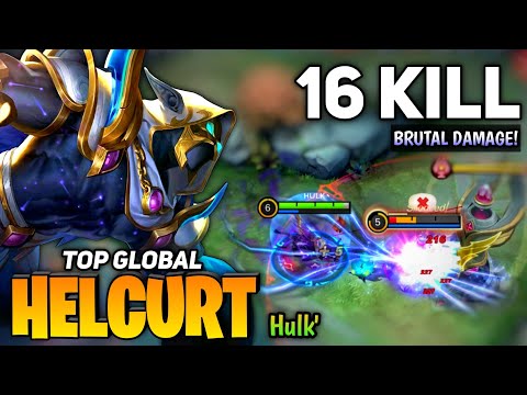 Helcurt Insane Burst Damage  [Top Global Helcurt Gameplay] By Hulk` - Mobile Legends