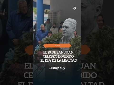 El peronismo de San Juan celebró dividido el Día de la Lealtad
