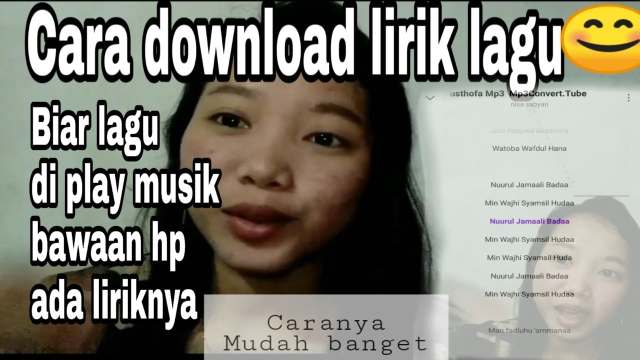 Cara download lirik lagu tanpa aplikasi | biar lagu di aplikasi play musik bawaan hp ada liriknya