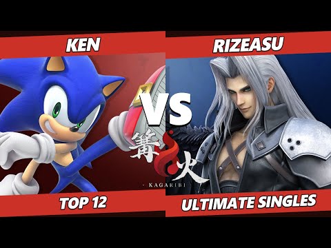 Kagaribi 6 Top 12 - KEN (Sonic) Vs. Rizeasu (Sephiroth) SSBU Ultimate Tournament
