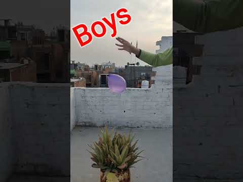 girls vs boys watering plants 🤣🤣#ytshorts