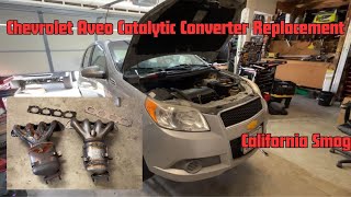 Code P0420 Catalytic Converter Replacement Chevrolet Aveo 2009 - 2012 1.6L (California)