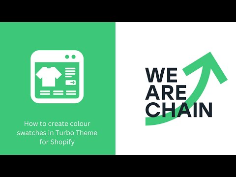 How to create colour swatches on products in the Turbo Theme on Shopify