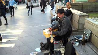 Old Delta Blues on the streets of Seville, Spain