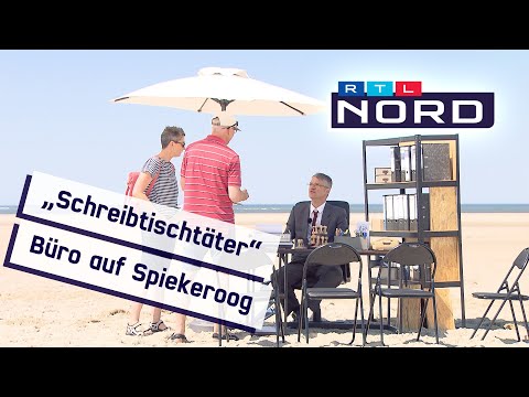 Arbeiten am Strand statt im Büro