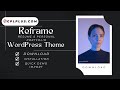 Reframe Resume Personal Portfolio WordPress Theme Download Installation And Quick Demo Import