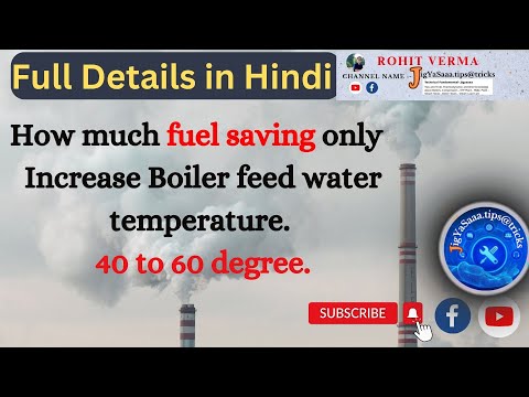 Boiler Fuel Save just increase water temp 40 to 60 degree with Economizer