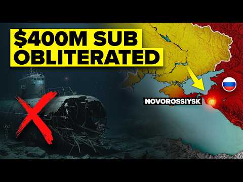 Ukraine Sinks $400M Putin’s Sub in a World-First UNDERWATER Drone Strike