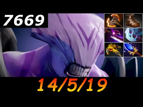 Dota 2 Faceless Void 7669 MMR 14/5/19 (Kills/Deaths/Assists) Ranked Full Gameplay
