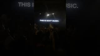 Pusha T performing New God Flow at Good Music show