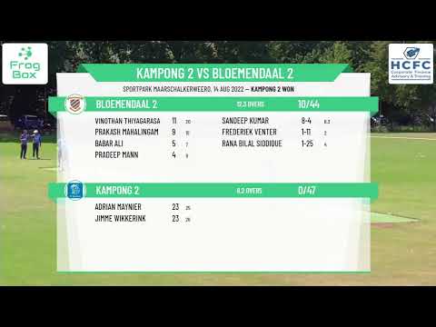 2e Klasse - Round 14 - Kampong 2 v Bloemendaal 2