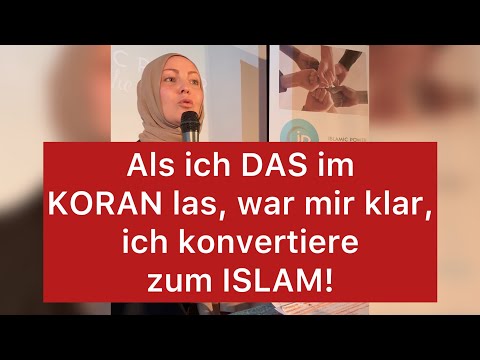 That's why I, as a German, converted to Islam.